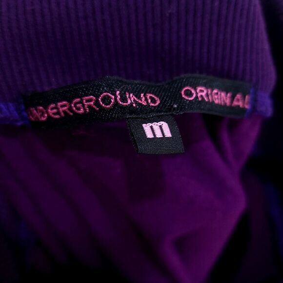 Underground Original 100% Cotton Groovy Floral Patches Pixie Skirt - Picture 7 of 8